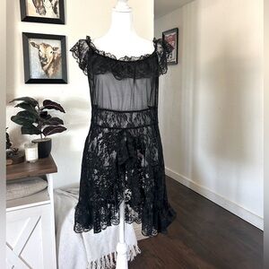 Sheer Lace Dress